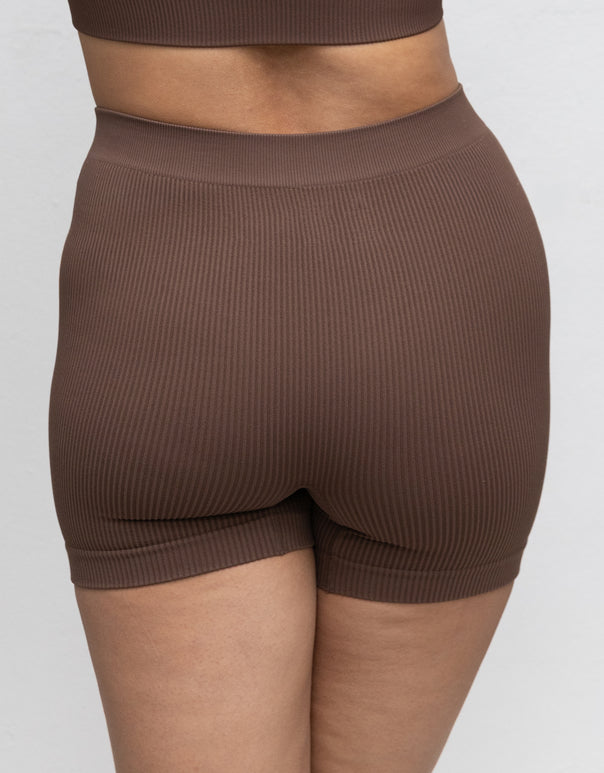 High-Waist Shorts Freeda Coffee