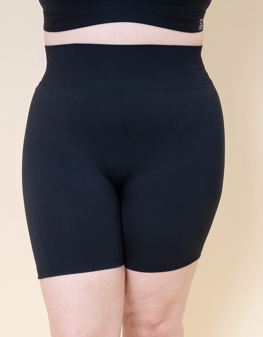 High-Waist Shorts Shapey Black