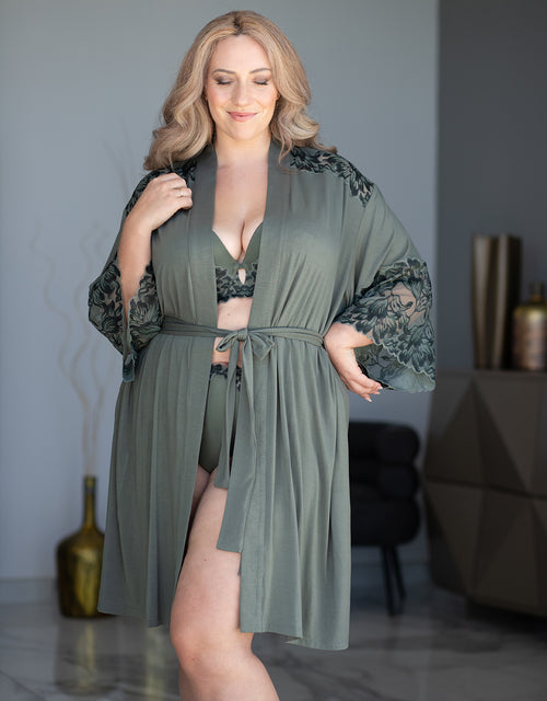 Kimono "Cha-Cha-Cha" olive