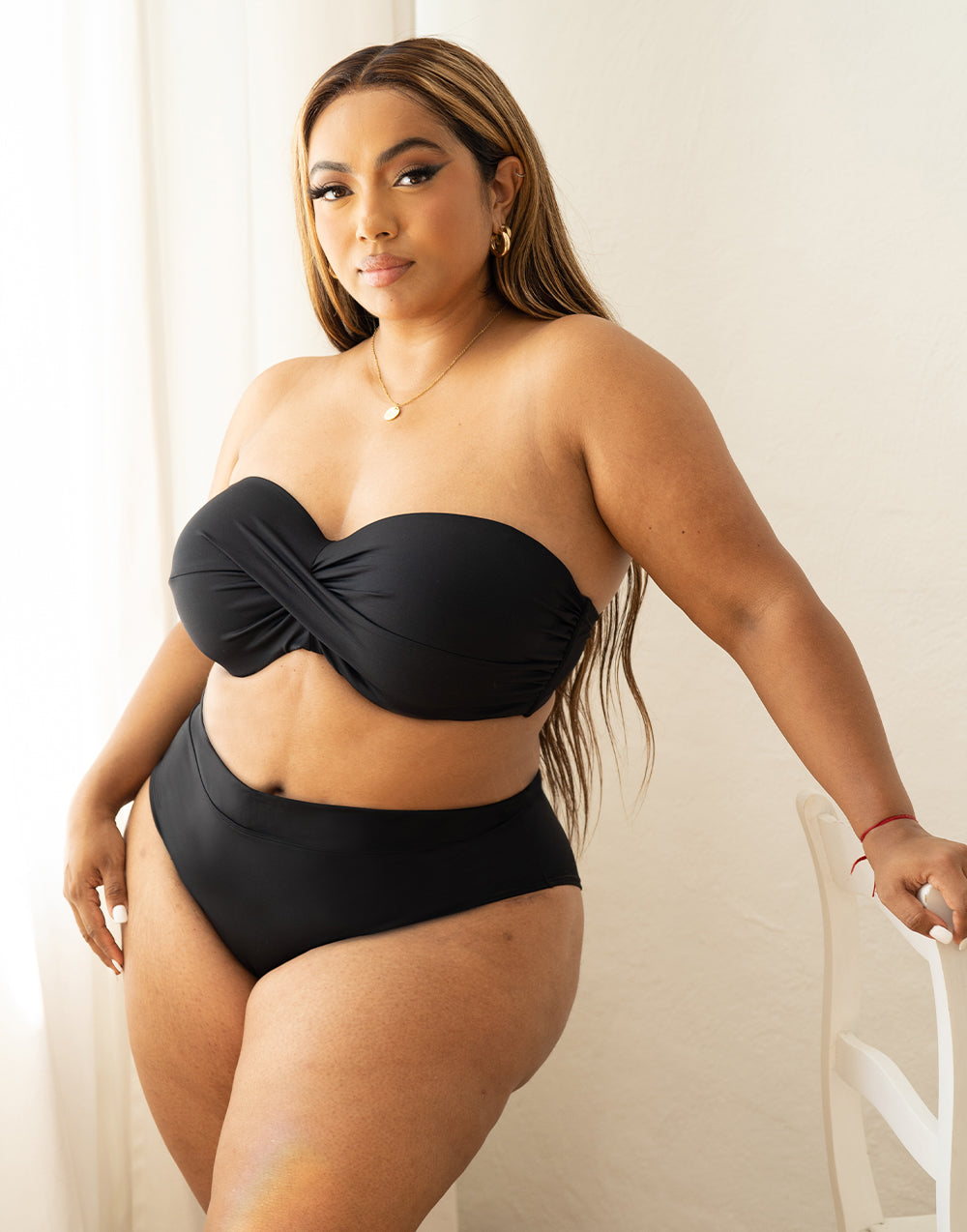 Bikini-High-Panty "Monaco" black