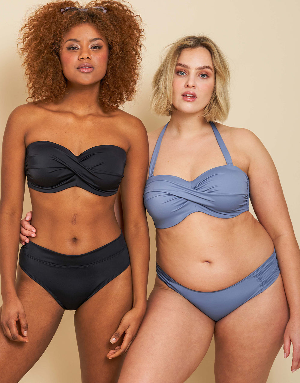 Multiway-Bikini-Top "Monaco" blue-grey