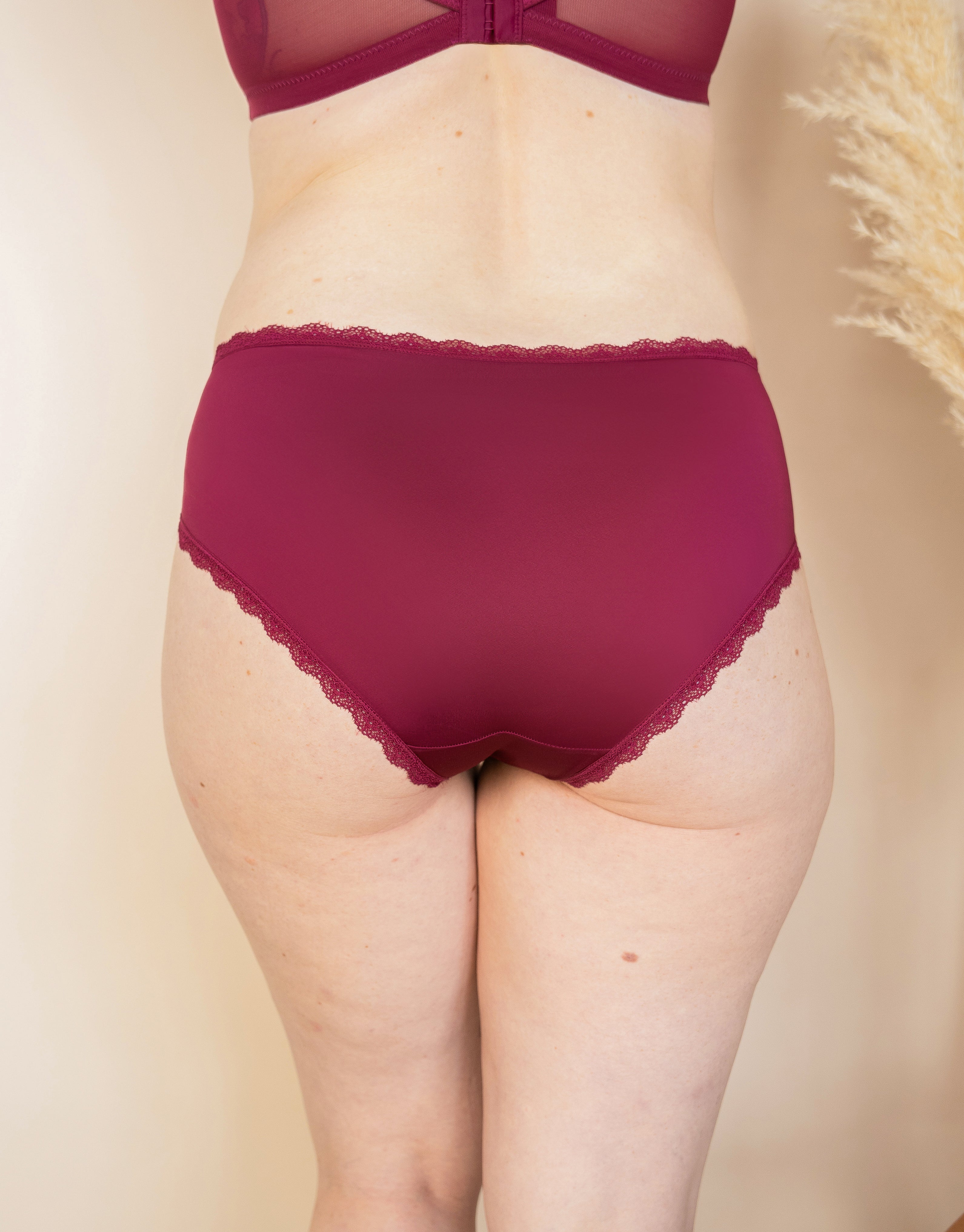 Panty "Basic" bordeaux