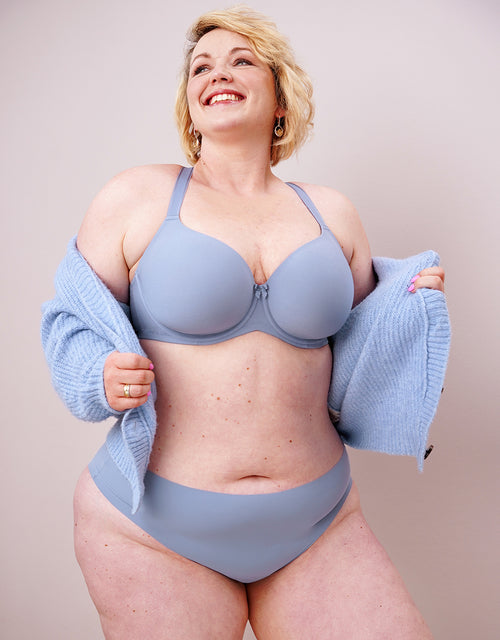 Panty "Invisible" blue-grey