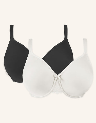 Bra Set 2x Lucy Black/Ivory