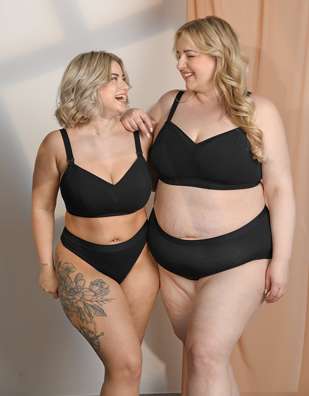 Still-Bralette "Cozymama" black