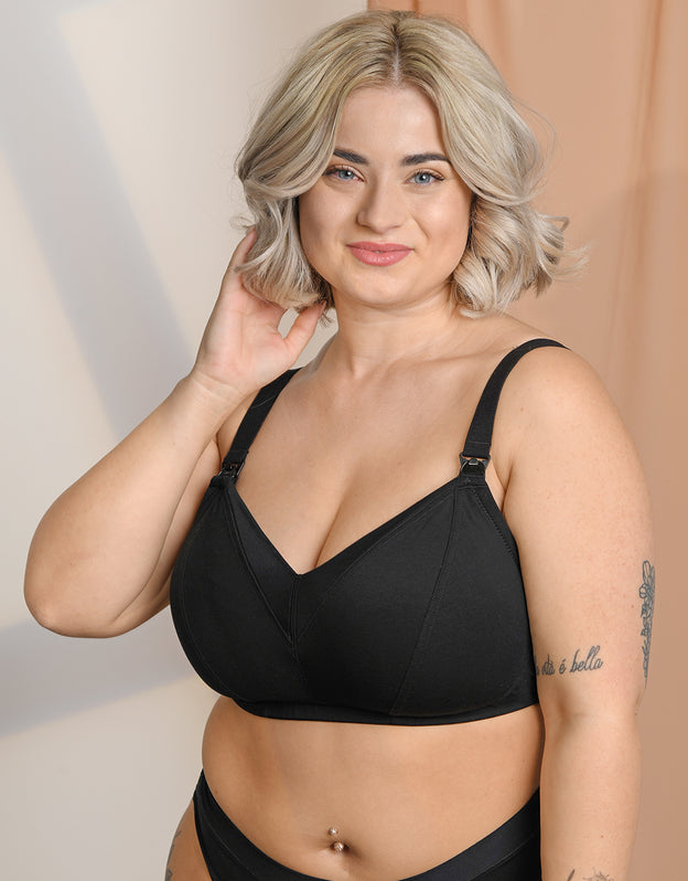 Still-Bralette "Cozymama" black