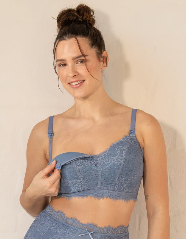 Nursing Bralette Sensla Bluegrey