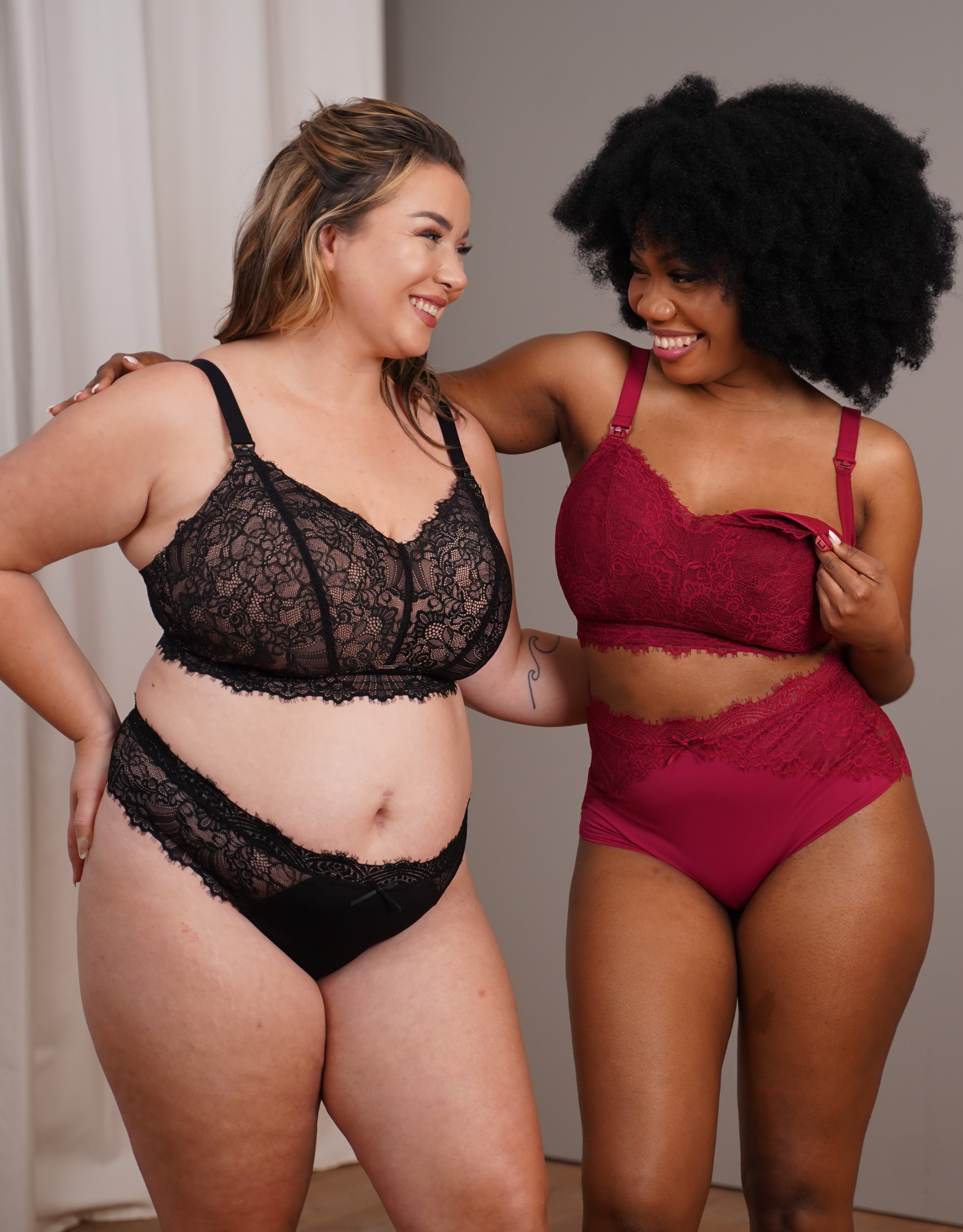 Still-Bralette "Sensla" black/beige