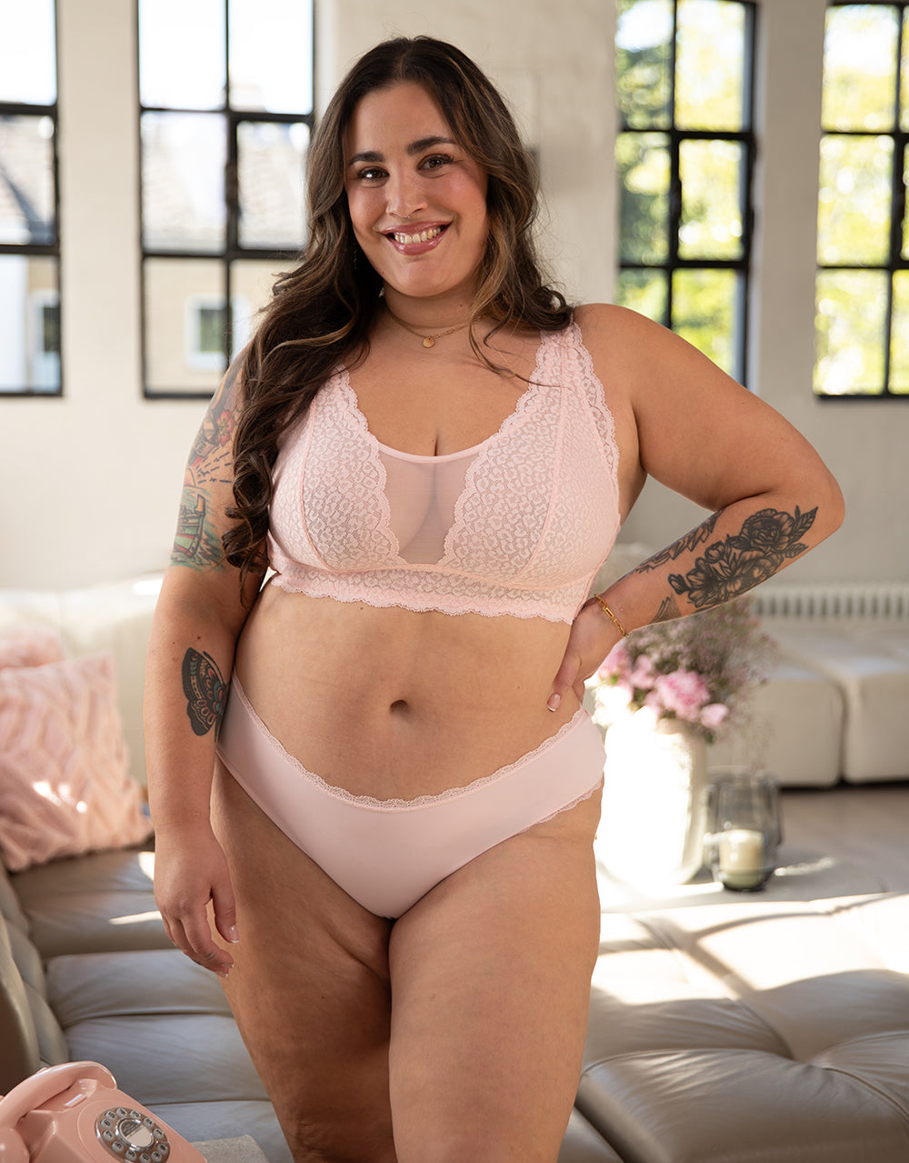 Thong Set 2x Basic Blush