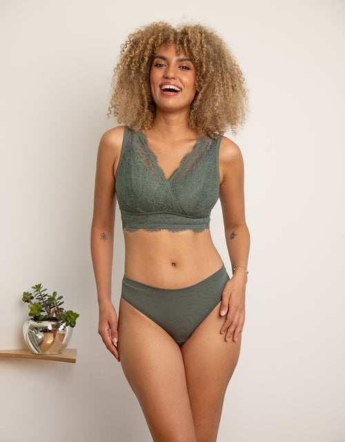 String-Set 2x "Cotton Basic" olive