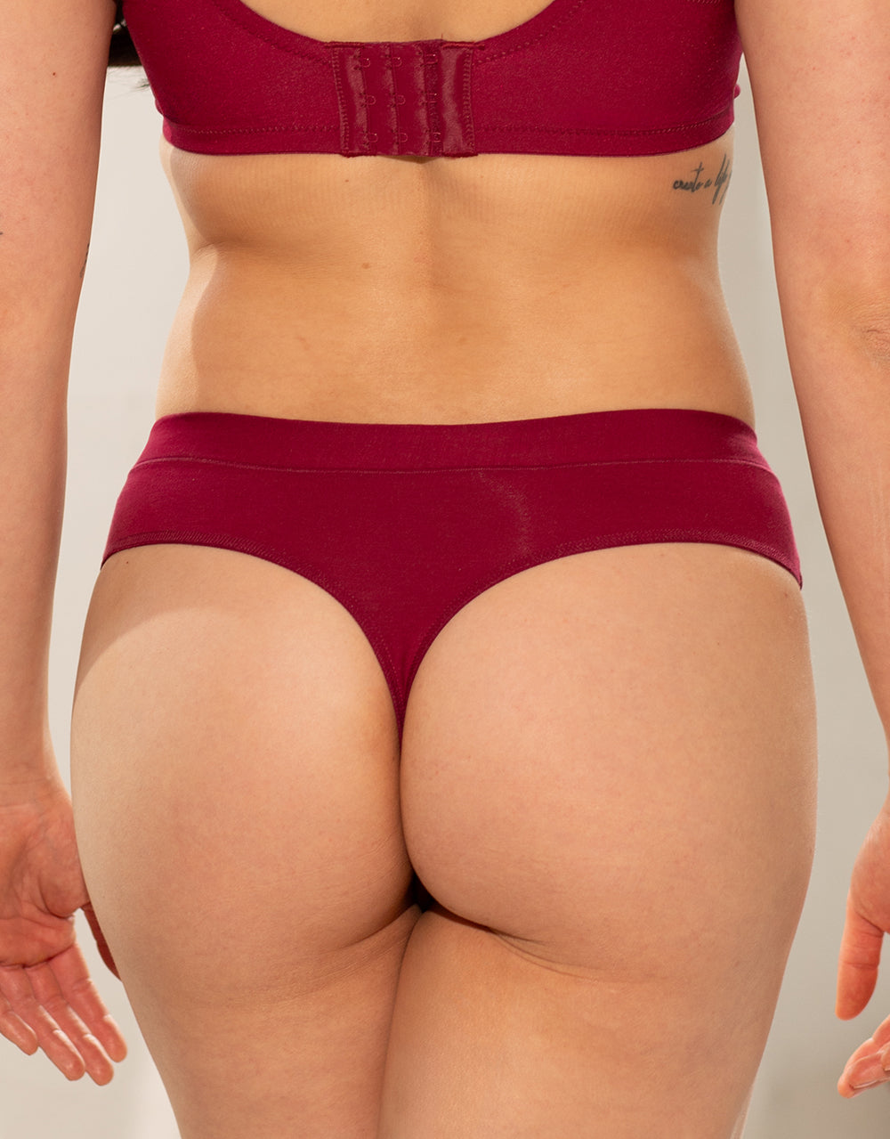 String-Set 2x "Cozy Basic" bordeaux