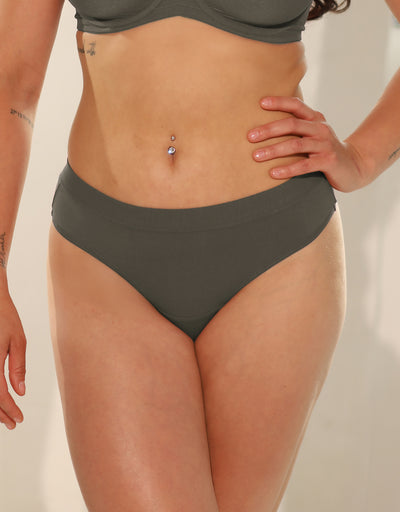Thong Cozy Basic Olive