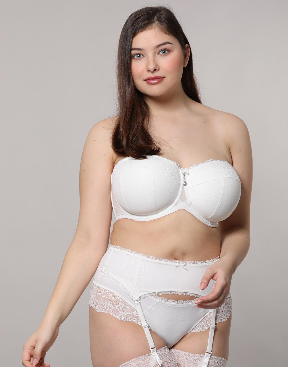 Stringpanty "Diamond" ivory